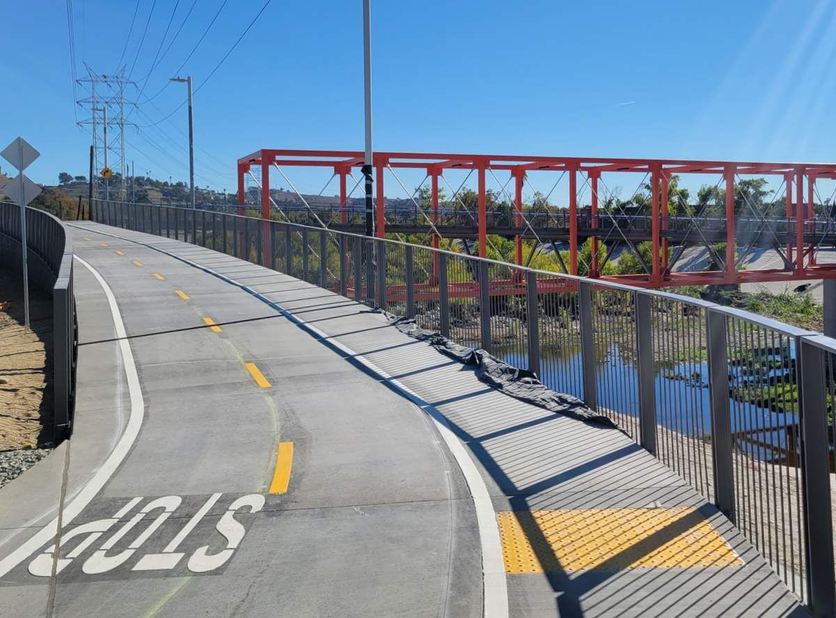 taylor yard bridge with ramp